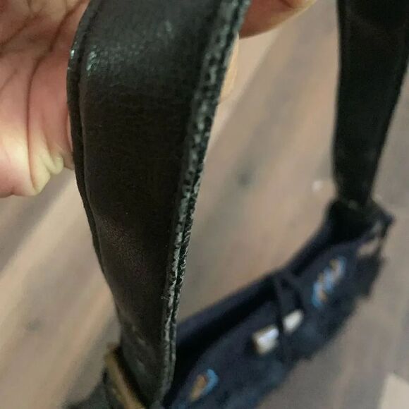 Fur embroidered vintage bag - Picture 6 of 6